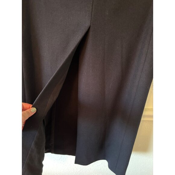 AllSaints Womens Baye Wool Blend Double-Breasted Coat Gold Buttons US 4 UK 8 - Picture 15 of 15